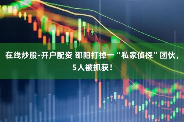 在线炒股-开户配资 邵阳打掉一“私家侦探”团伙，5人被抓获！